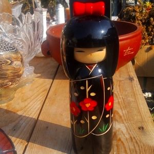 Japanese wooden kokeshi doll